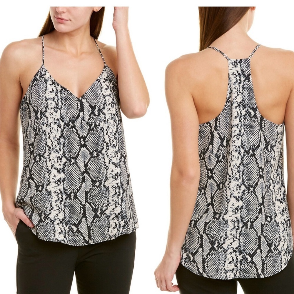 Lavender Brown reptile print cami